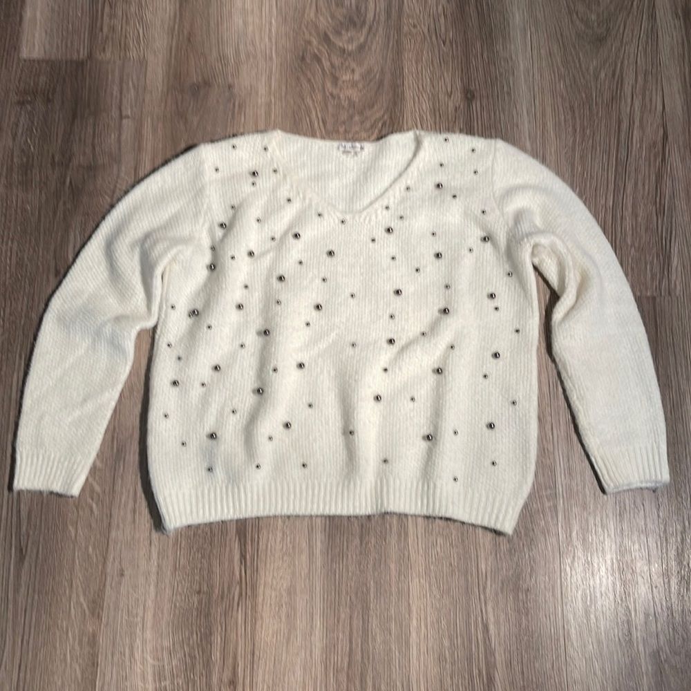 Sidoni Women's Small Sweater Cream